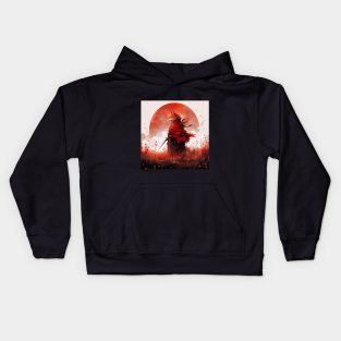 Samurai Cat Kids Hoodie